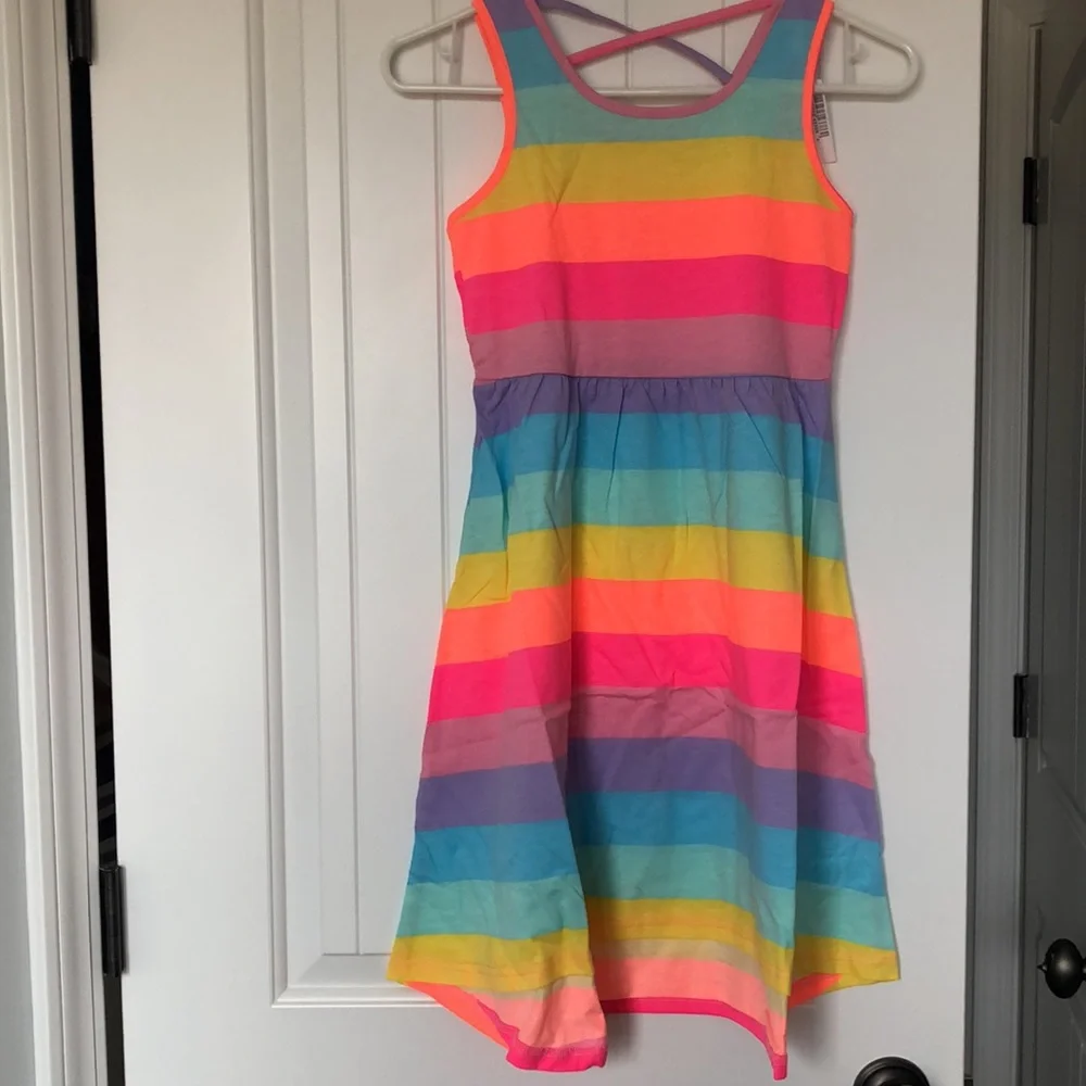 The‎ Children's Place Dress Girls Size Large 10/12 Rainbow